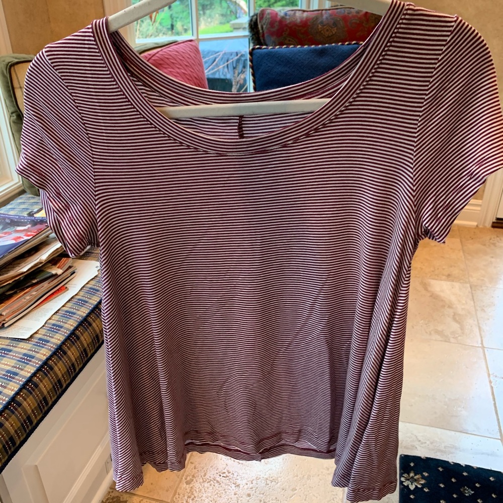Mossimo Supply Co. red and white striped tee❤️